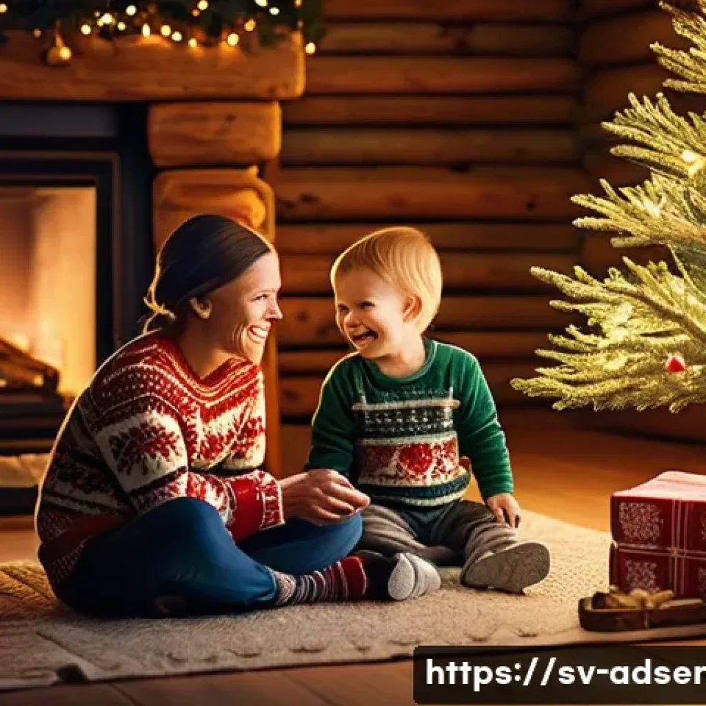 효과적인 퍼포먼스 마케팅 전략 - **Prompt:** A heartwarming scene of a diverse family enjoying a cozy winter evening inside a rustic ...