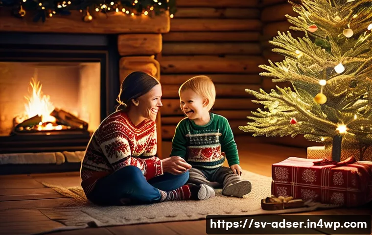 효과적인 퍼포먼스 마케팅 전략 - **Prompt:** A heartwarming scene of a diverse family enjoying a cozy winter evening inside a rustic ...