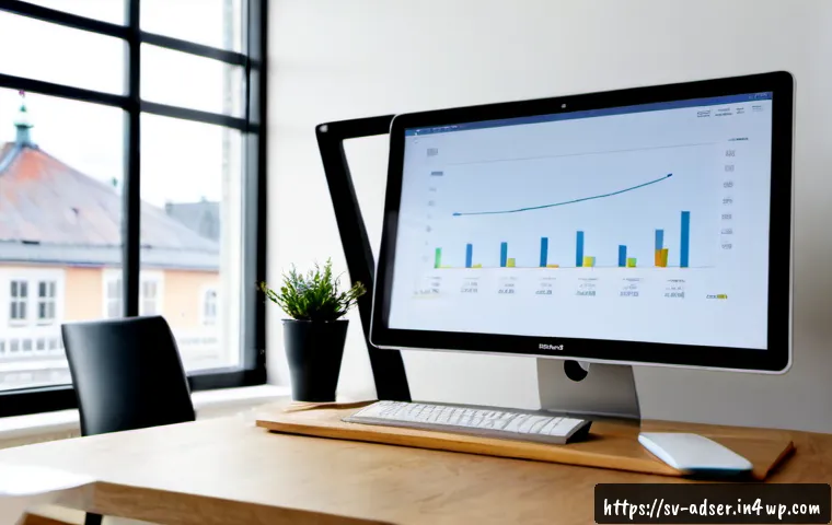 Home 17 퍼포먼스 마케팅을 위한 실질적인 접근법 - Photorealistic Swedish performance marketing workspace, a focused professional reviewing campaign re...